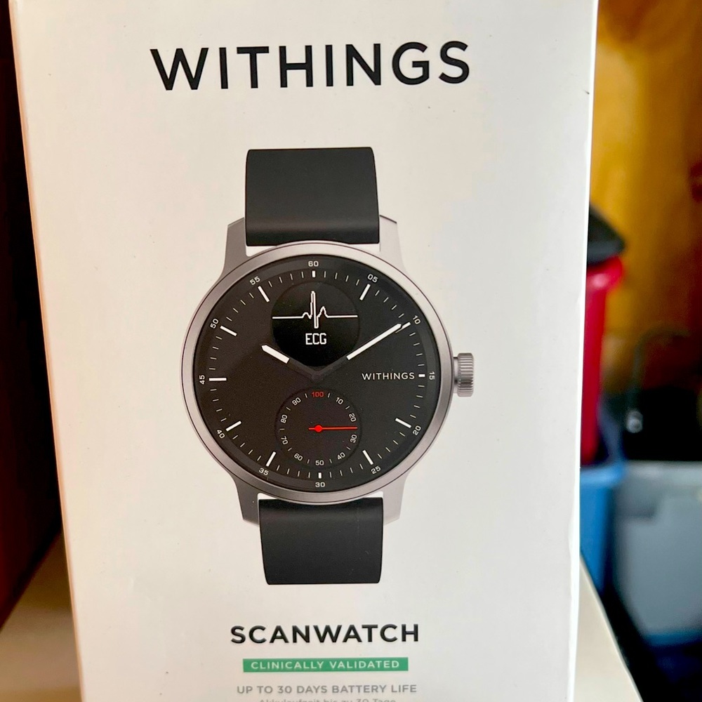 Withings Scanwatch - Smart watch & Activity Tracker: Heart Monitor, Sleep Tracke